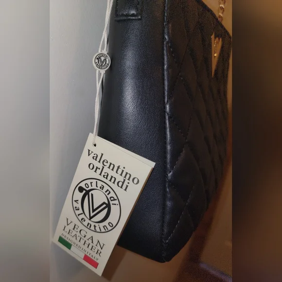 Valentino Orlandi Black Quilted Bag - Picture 5 of 9